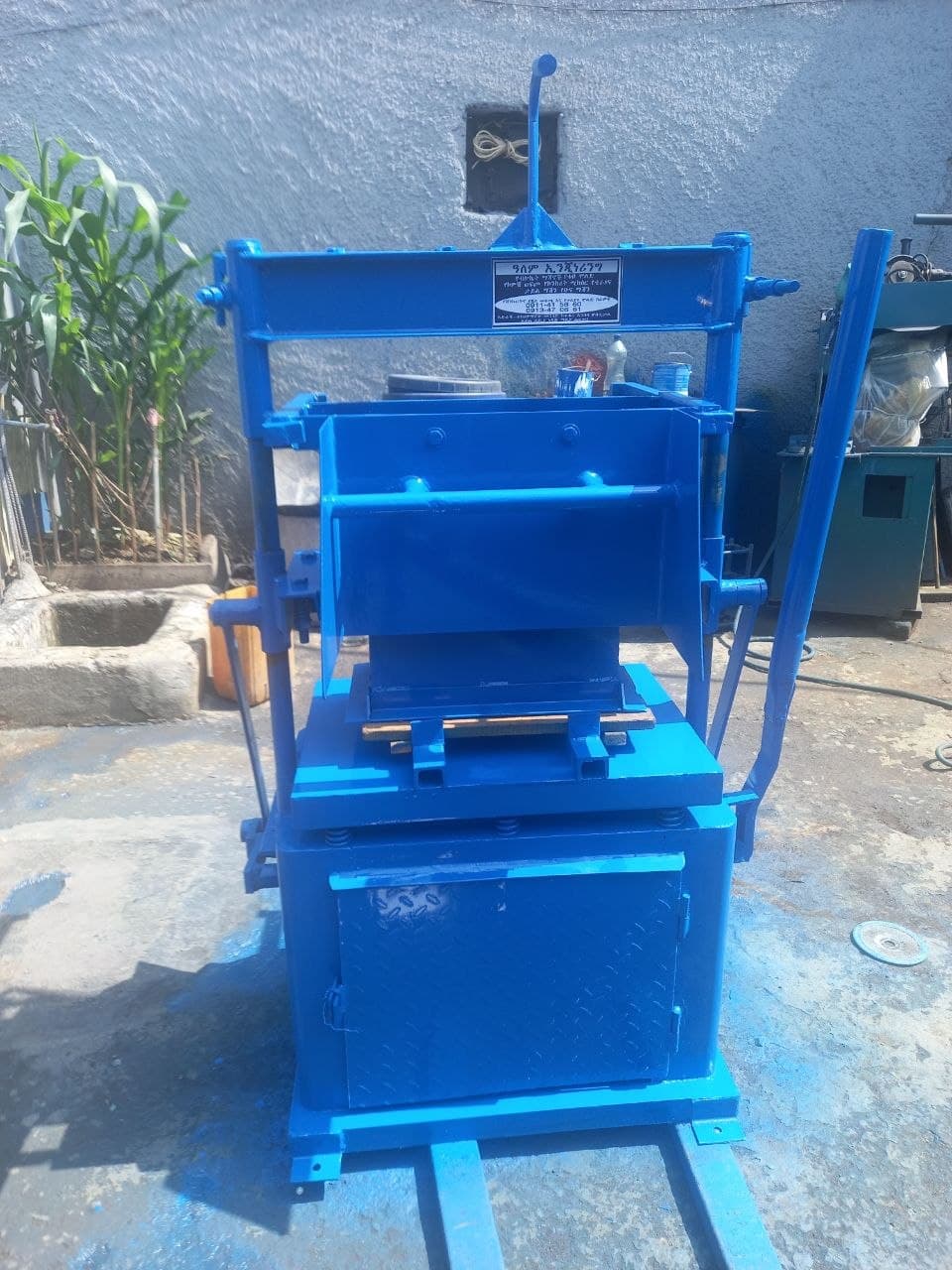 Manual Hollow Block Machine representative machinery